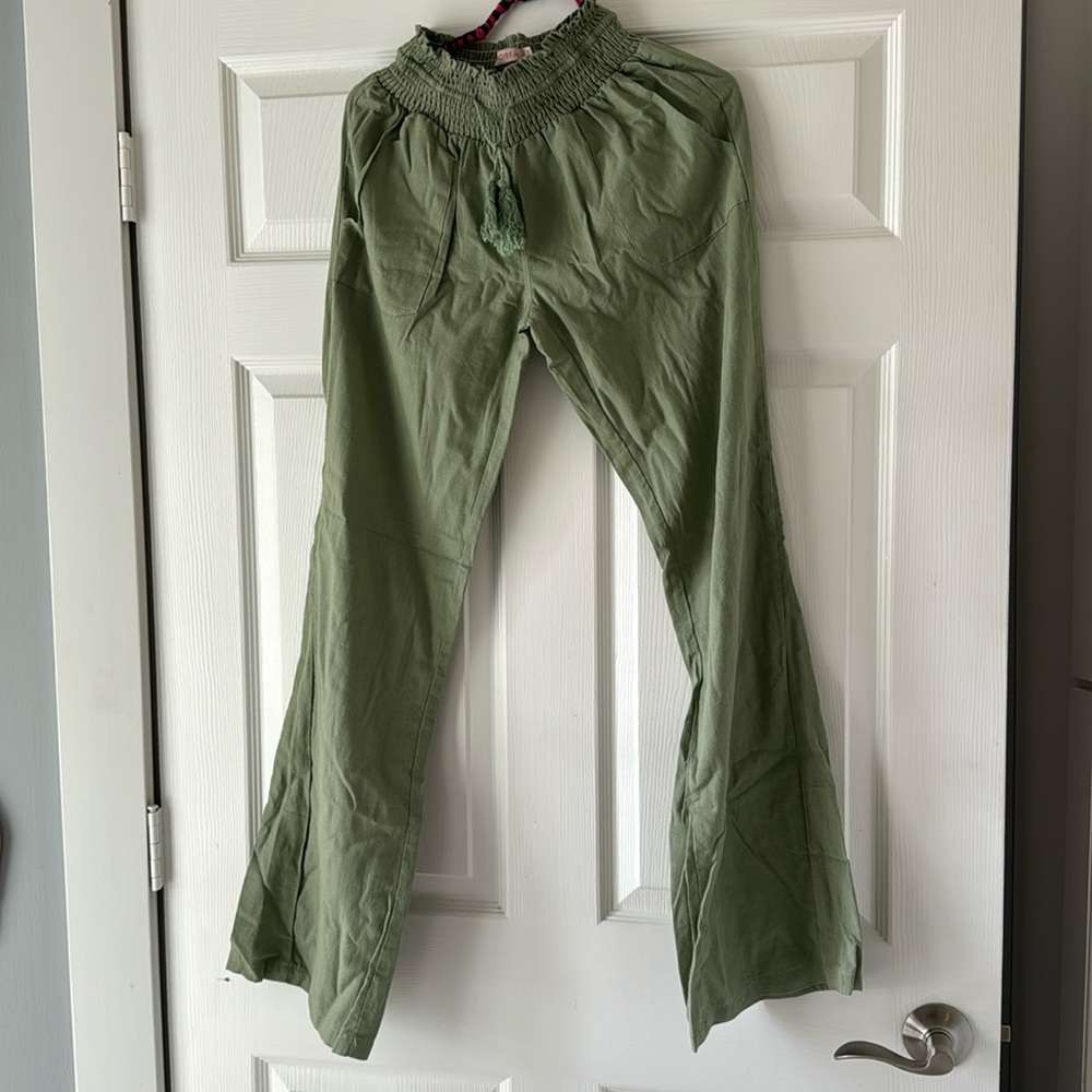 Paradise linen cotton beach pants s
